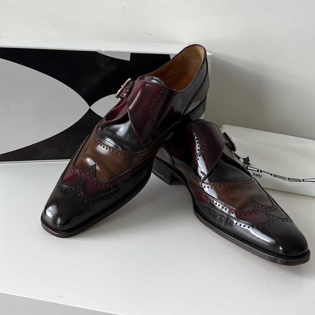 Moreschi Shoes In Is Size 11.5 Or 10.5 Eu. Multi Color Leather! High Quality